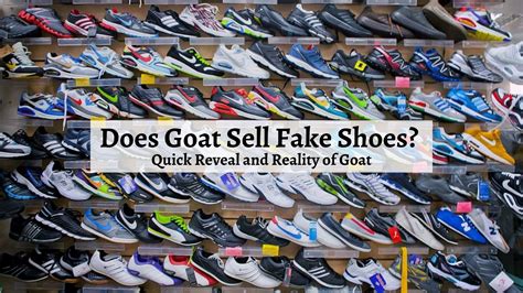 selling fake shoes on goat
